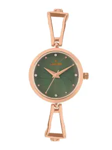 L LOGUES Women Brass Dial & Bracelet Style Straps Analogue Watch L E-710 WM-10