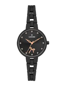 L LOGUES Women Brass Dial & Bracelet Style Straps Analogue Watch L E-799 QM-27