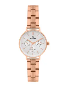 L LOGUES Women Brass Dial & Bracelet Style Straps Analogue Watch L 1713 WM-02