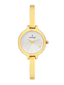 L LOGUES Women Brass Dial & Bracelet Style Straps Analogue Watch L E-797 YM-02