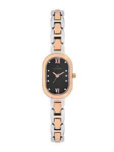 L LOGUES Women Brass Dial & Bracelet Style Straps Analogue Watch L 6177 BWM-03