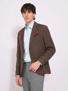 SELECTED Men Spread Collar Solid Cotton Slim Fit Formal Shirt