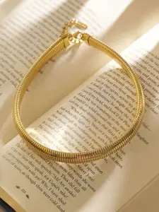 Priyaasi Gold-Plated Fashionary Elegant Choker Necklace