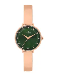 L LOGUES Women Brass Dial & Bracelet Style Straps Analogue Watch L 6179 WM-10