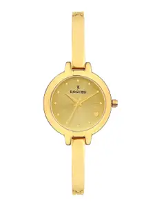 L LOGUES Women Brass Dial & Bracelet Style Straps Analogue Watch L E-797 YM-13