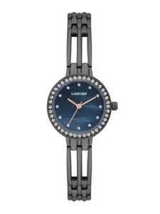 L LOGUES Women Brass Dial & Bracelet Style Straps Analogue Watch L 6180 QM-04