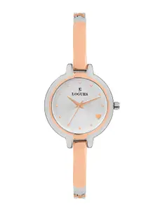 L LOGUES Women Brass Dial & Bracelet Style Straps Analogue Watch L E-797 BWM-02