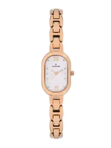 L LOGUES Women Brass Dial & Bracelet Style Straps Analogue Watch L 6177 WM-02