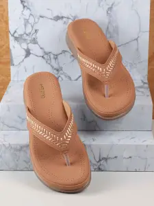 Metro Women T-Strap Flats