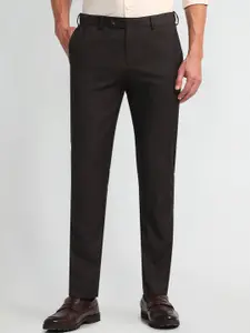 Arrow Men Solid Classic Slim Fit Trousers