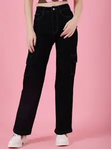 4WRD by Dressberry Women Classic Regular Fit High-Rise Jeans