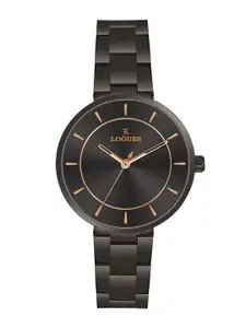 L LOGUES Women Brass Dial & Bracelet Style Straps Analogue Watch L 6181 QM-27