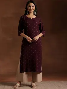 Libas Ethnic Motifs Printed Straight Kurta