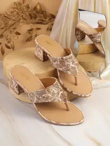 Metro Embellished Block Heel Sandals