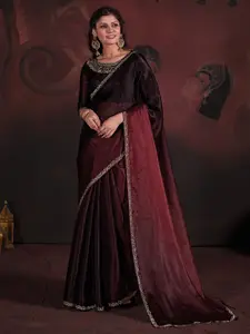 Anouk Ombre Beads and Stones Designer Saree