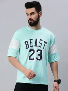 Rodzen Men Varsity Printed Round Neck T-shirt