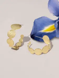 Accessorize London Circular Half Hoop Earrings