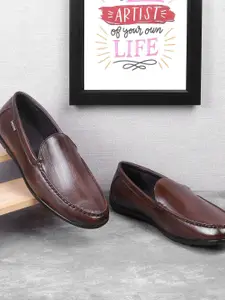 Mochi Men Leather Slip On Driving Shoes