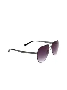 French Connection Men Aviator Sunglasses with UV Protected Lens FC 7584 C1 S-Gun