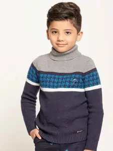 One Friday Boys Striped Sweater Vest