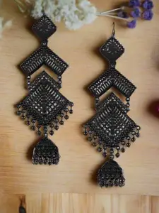 Jazz and Sizzle Diamond Shaped Drop Earrings