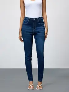 FREAKINS Women Cotton Skinny Fit High-Rise Stretchable Jeans