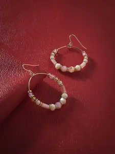 Accessorize Artificial Beaded Circular Drop Earrings