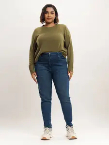 FREAKINS Women Skinny Fit High-Rise Stretchable Jeans