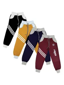BAESD Boys Pack Of 4 Printed Joggers