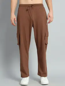 GRIFFEL Men Relaxed-Fit Cotton Track Pants