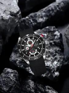 Naviforce Men Dial & Straps Analogue Multi Function Watch NF8038 SBB