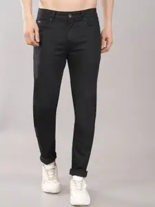MEGHZ Men Cropped Regular Fit Mid-Rise Stretchable Jeans