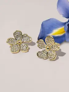 Accessorize London Floral Crystal Studs