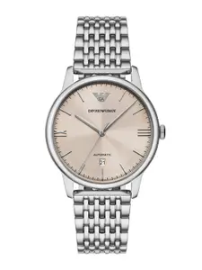 Emporio Armani Men Dial & Stainless Steel Straps Analogue Automatic Motion Powered Watch AK_AR60082