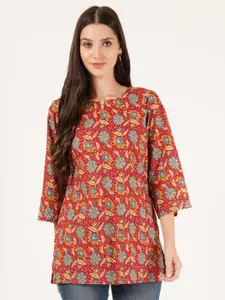 COTLAND FASHION Floral Printed Pure Cotton Kurti