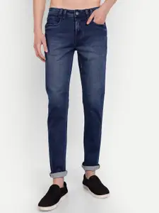 MEGHZ Men Micheal Slim Fit Mid-Rise Light Fade Stretchable Jeans