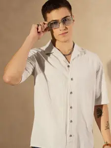 DENNISON Men Smart Oversized Casual Shirt