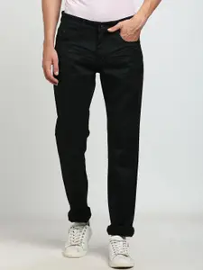 Turtle Men Cotton Narrow Tapered Fit Mid-Rise Stretchable Jeans