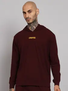 GRIFFEL Men Solid Cotton Sweatshirt