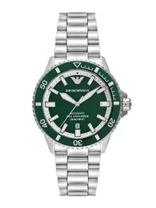 Emporio Armani Men Patterned Dial Analogue Automatic Motion Powered WatchAK_AR60080