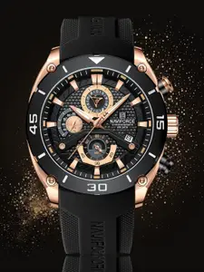 Naviforce Men Dial & Straps Analogue Multi Function Watch NF8038 RGBB