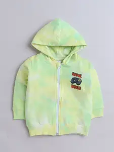 BUMZEE Boys Printed Hooded Sweatshirt