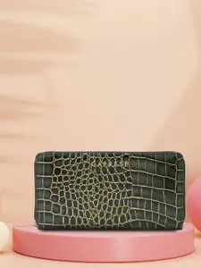 Caprese Women Animal Printed Zip Around Wallet