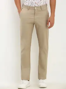 Allen Solly Men Mid-Rise Trousers