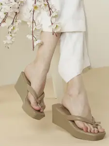 Inc 5 Open Toe Wedge Heel Sandals