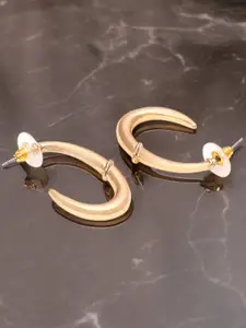 OOMPH Contemporary Half Hoop Earrings