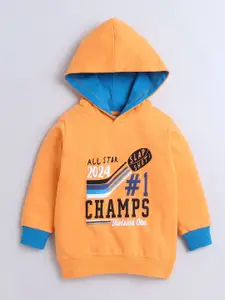 BUMZEE Boys Printed Hooded Sweatshirt