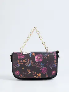 Ginger by Lifestyle Floral Printed PU Structured Satchel