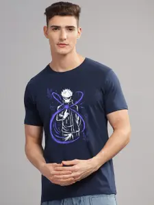 ADRO Men Graphic Printed Graphic Print Others Round Neck Cotton Tshirt