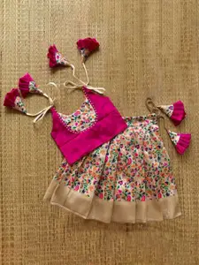 UFB Girls Printed Ready to Wear Lehenga Choli